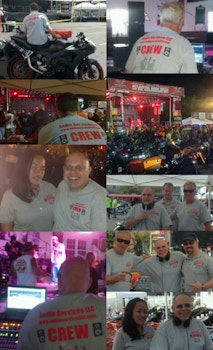 Audio Services Llc From Middletown, New York Was Hired For Full Production For The13th Annual Atlantic Bike Week In Ocean City, Maryland 09/12/13 09/14/13  T-Shirt Photo