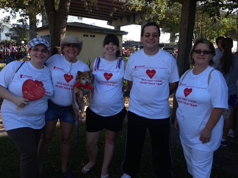 2013 First Coast Heart Walk   Cmc Of Jacksonville Team T-Shirt Photo