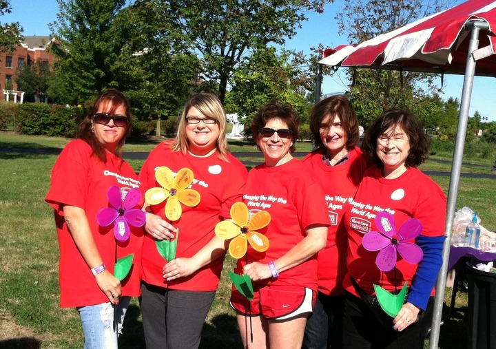 Home Care Assistance Chicago's Walk To End Alzheimer's Team 2013 T-Shirt Photo