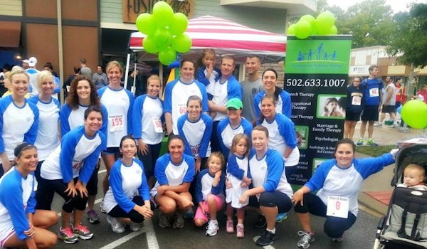 Picture of Team Apt Outrunning Autism Custom T-Shirt Design Team Apt Outrunning Autism T-Shirt Photo