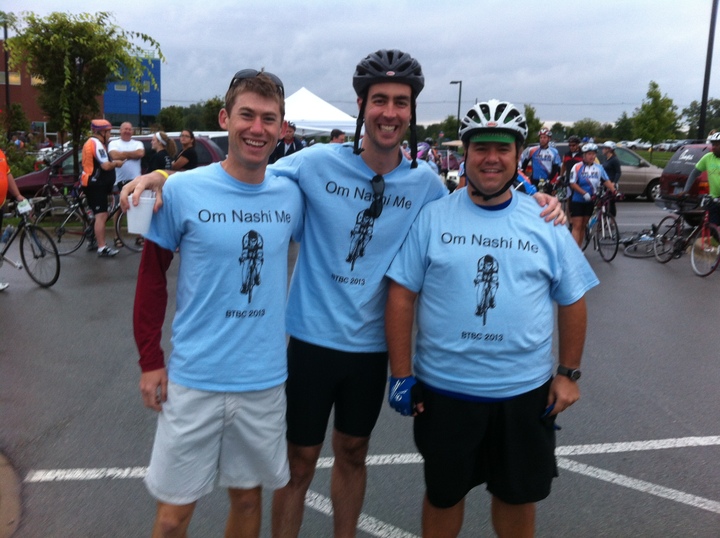 Team Om Nashi Me At Bike To Beat Cancer 2013 T-Shirt Photo