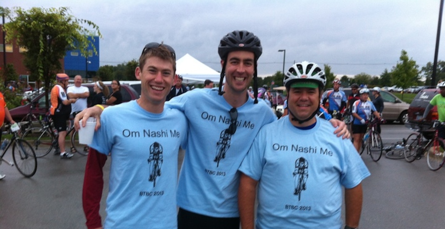 Team Om Nashi Me At Bike To Beat Cancer 2013 T-Shirt Photo