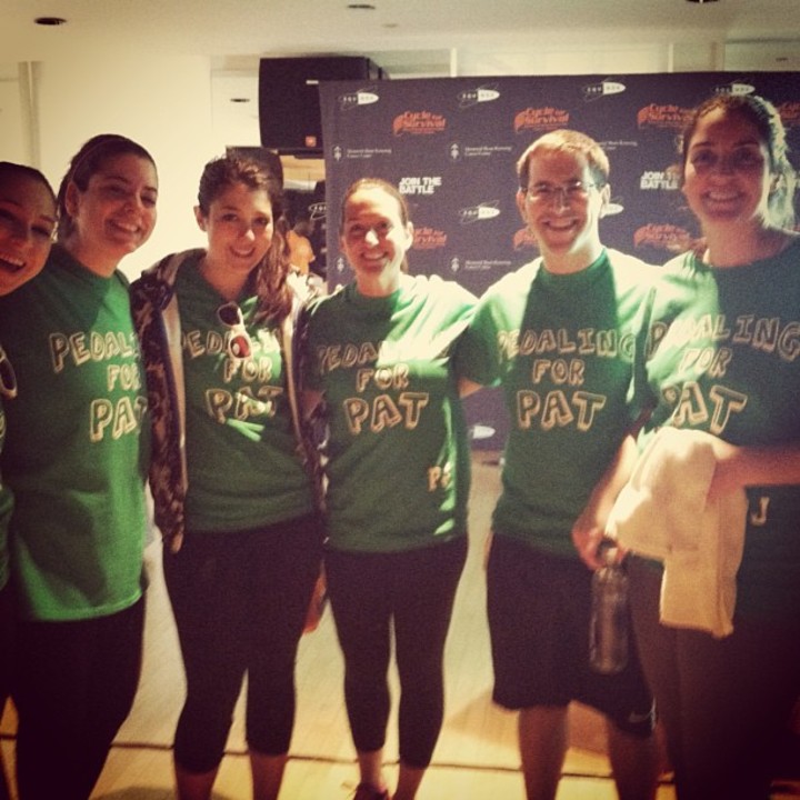 Cycle For Survival  Pedaling For Pat T-Shirt Photo