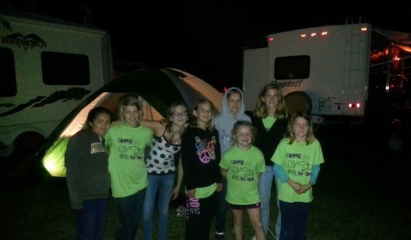 Kids Enjoying The Camping For Cancer Event T-Shirt Photo