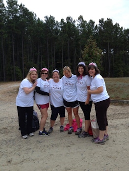Before The Pretty Muddy 5k Started T-Shirt Photo