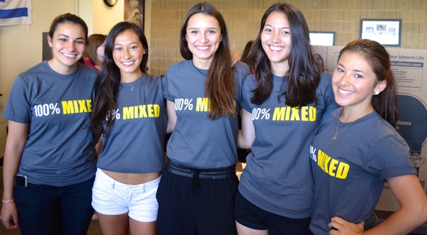 The Ladies Of The Northwestern Mixed Race Student Coalition! T-Shirt Photo
