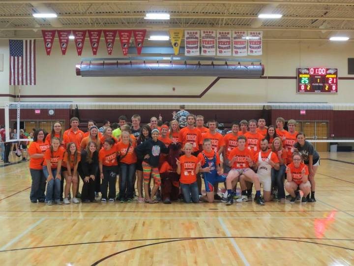 Homecoming 2013 Seniors Win Rough 'N' Tough In Our Awesome Shirts From Custum Ink!! T-Shirt Photo