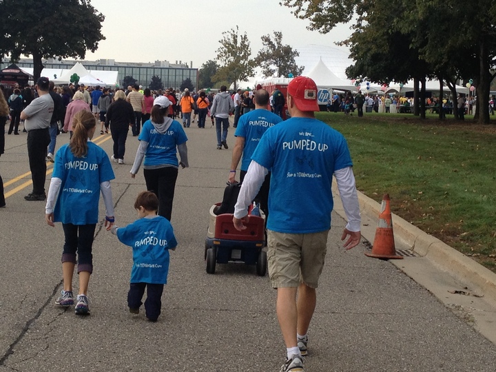 We Are "Pumped Up" For A T1 Diabetes Cure T-Shirt Photo