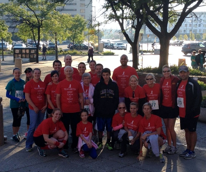 Team Betsy Ovarian 5 K T-Shirt Photo