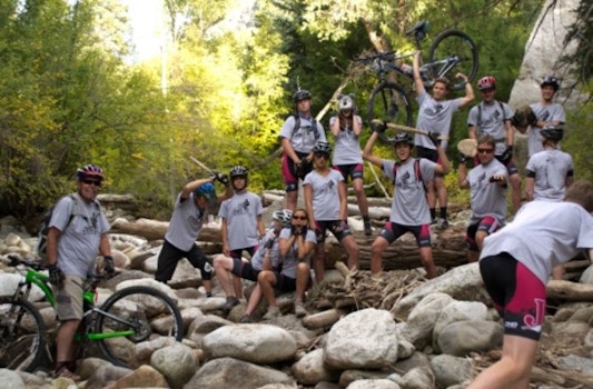 Jordan Hs Mountain Bike Team Loves Their T Shirts. T-Shirt Photo