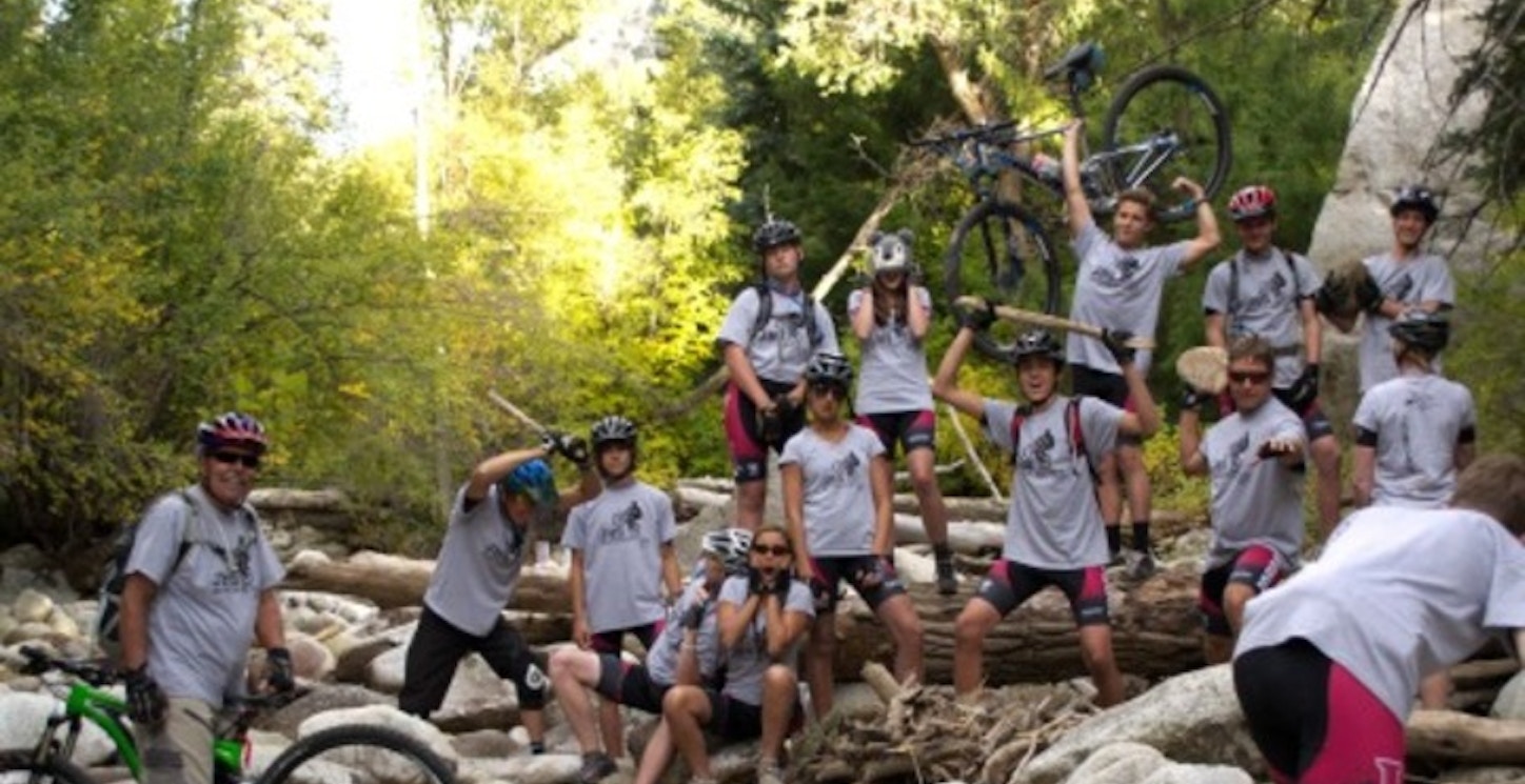 Jordan Hs Mountain Bike Team Loves Their T Shirts. T-Shirt Photo