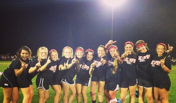 Picture of Seniors Powderpuff Custom T-Shirt Design Seniors Powderpuff T-Shirt Photo