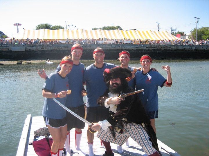 After The Crate Race With Blackbeard The Pirate T-Shirt Photo