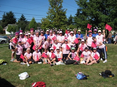 Seattle Hotties Team   The 2007 Breast Cancer 3 Day Walk T-Shirt Photo