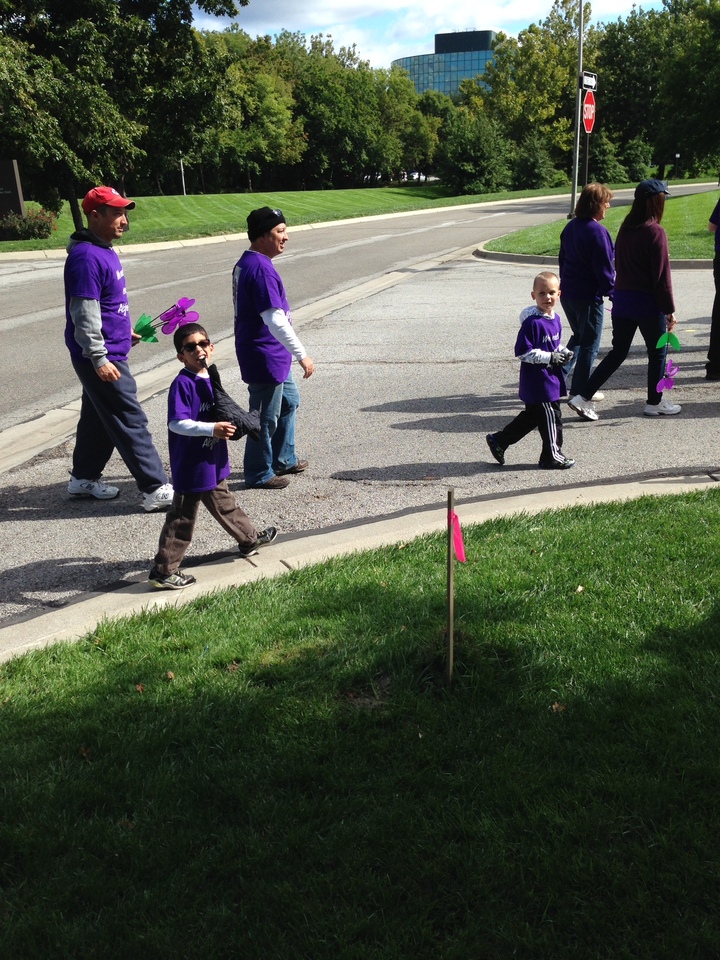 Family Walking For Molly  T-Shirt Photo