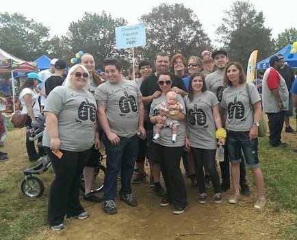 Great Strides Walk For Cystic Fibrosis T-Shirt Photo