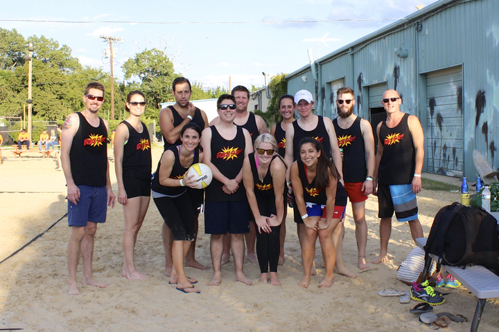 Tm Advertising Volleyball Team T-Shirt Photo