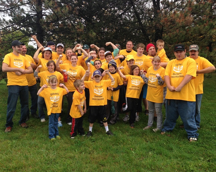 Ethan's Diabetes Smackdown T-Shirt Photo
