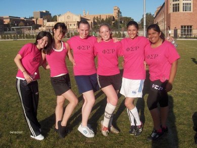 Phi Rho Soccer Team Kickin Some Butt At Im Soccer! T-Shirt Photo
