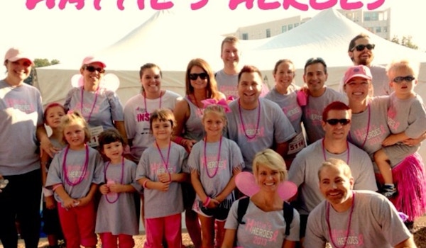 Race For The Cure  Team Hattie's Heroes T-Shirt Photo