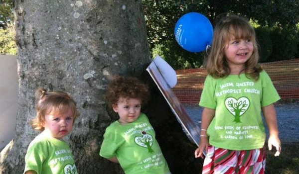 Some Of Our Youngest Church Members Enjoying Old Farm Day, In Style! T-Shirt Photo