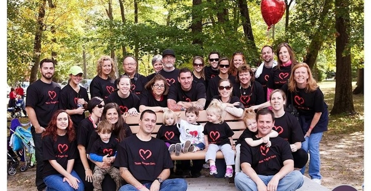 Team Teagan Doria At The Congenital Heart Defect Walk T-Shirt Photo