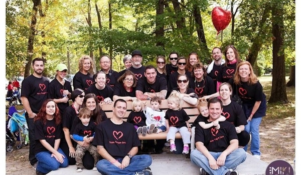 Team Teagan Doria At The Congenital Heart Defect Walk T-Shirt Photo