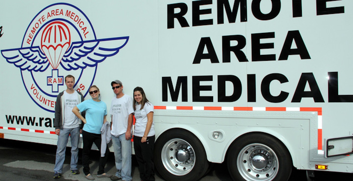 Law Students Volunteer At Ram Clinic T-Shirt Photo