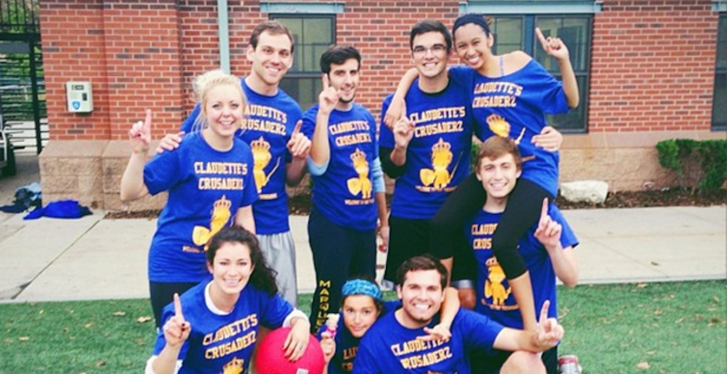 Claudette's Crusaderz Are Kickball Champions! T-Shirt Photo