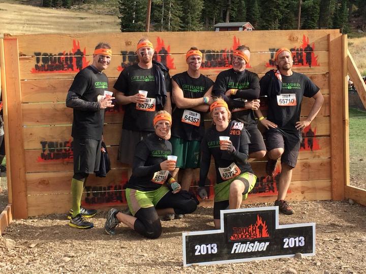 Filthy Flashers@ Tough Mudder T-Shirt Photo
