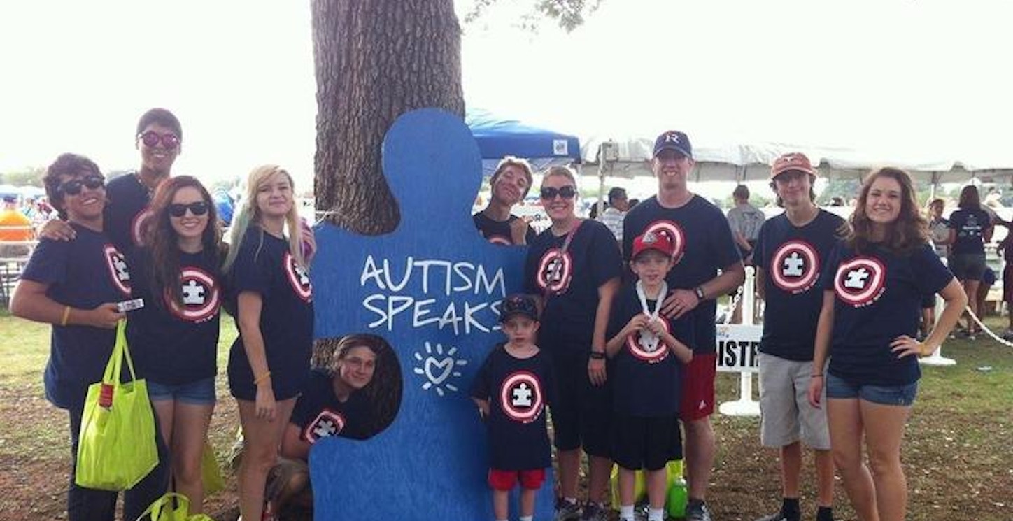 Brett's Hero Squad At The 2013 Autism Speaks Walkathon T-Shirt Photo