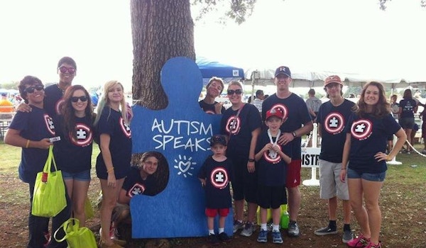 Brett's Hero Squad At The 2013 Autism Speaks Walkathon T-Shirt Photo
