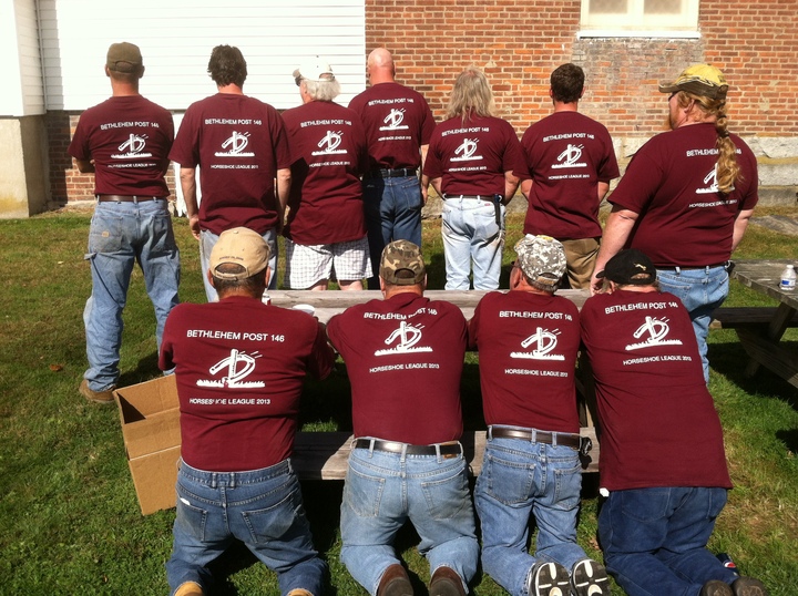 Bethlehem, Ct Horseshoe League T-Shirt Photo
