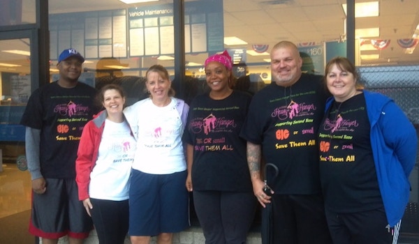 Team Heavy Hanger Racing For The Cure 2013 T-Shirt Photo