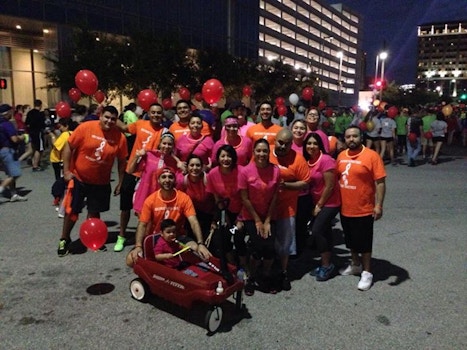 Team Adrian At Light The Night In Houston T-Shirt Photo