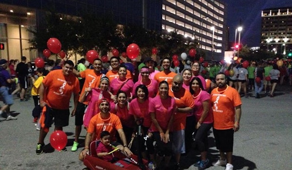 Team Adrian At Light The Night In Houston T-Shirt Photo