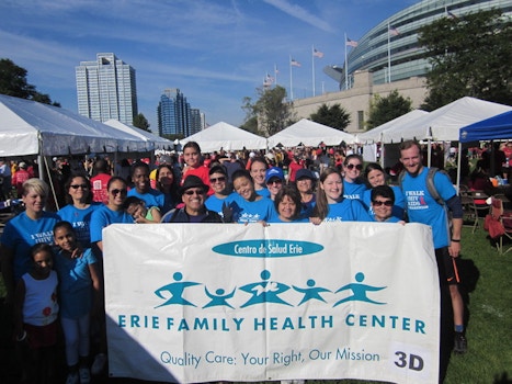 Erie Family Health Center At The Chicago Aids Run/Walk 2013 T-Shirt Photo