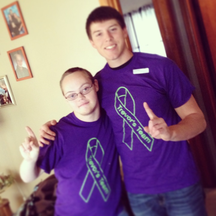 Trevor's Team T-Shirt Photo