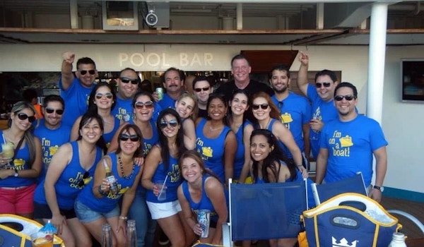 Picture of I'm On A Boat Booze Cruise Custom T-Shirt Design I'm On A Boat Booze Cruise T-Shirt Photo