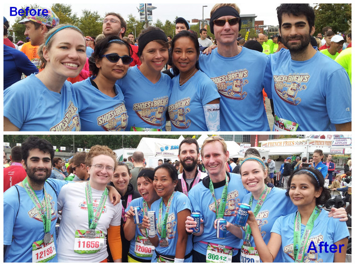 Shoes & Brews Does The Baltimore Half Marathon T-Shirt Photo