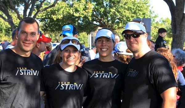 Coach And His Triathletes! T-Shirt Photo