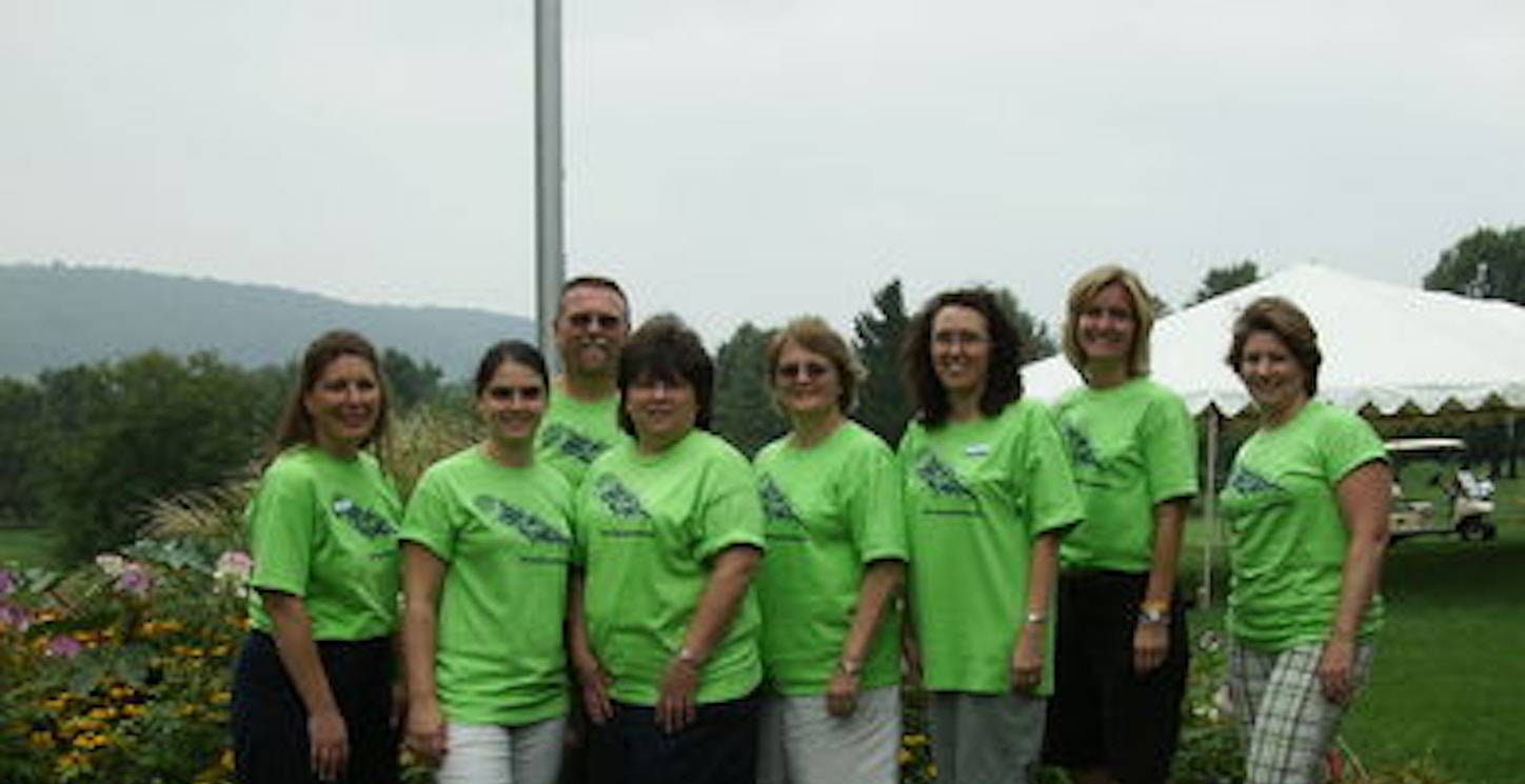 Picture of Volunteers At Our Annual Charity Golf Tournament Custom T-Shirt Design Volunteers At Our Annual Charity Golf Tournament T-Shirt Photo
