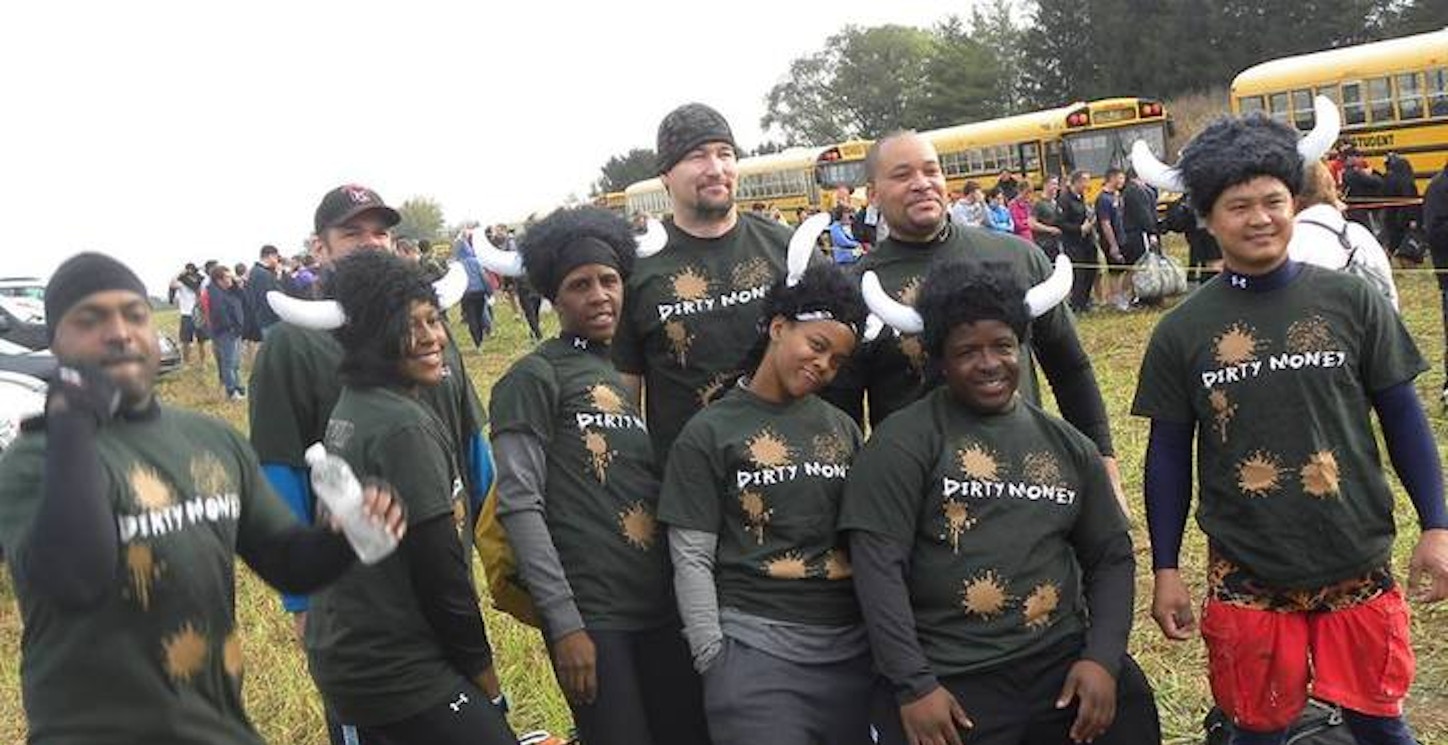 Picture of Dirty Money At Tough Mudder Custom T-Shirt Design Dirty Money At Tough Mudder T-Shirt Photo