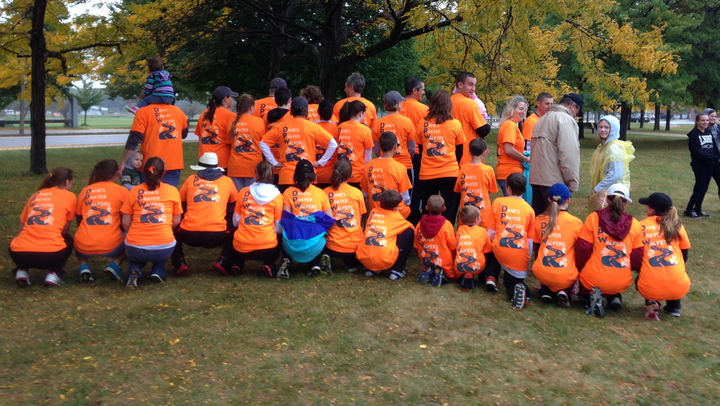 The Dpw Walks In Honor Of Dane! T-Shirt Photo