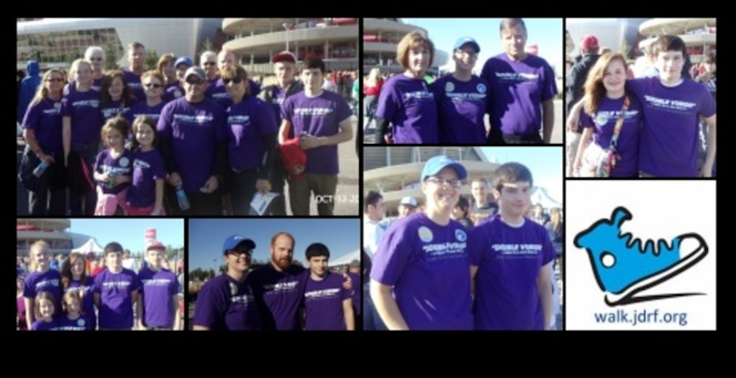 Picture of Jdrf Walk To Cure Diabetes 2013 Custom T-Shirt Design Jdrf Walk To Cure Diabetes 2013 T-Shirt Photo