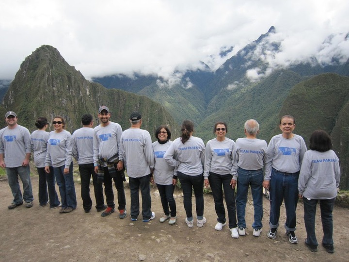 Team Parekh Goes To Machu Picchu T-Shirt Photo