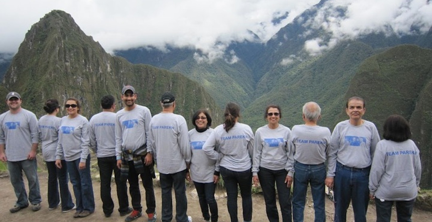 Team Parekh Goes To Machu Picchu T-Shirt Photo