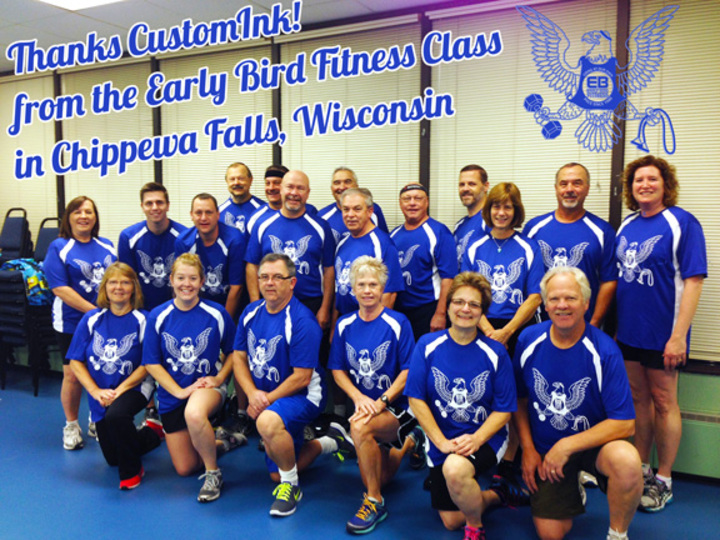 Early Bird Fitness Class T-Shirt Photo