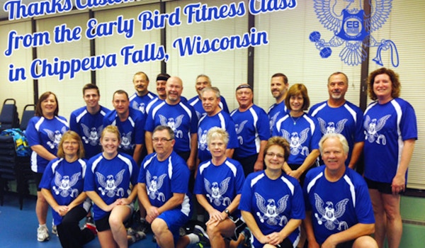 Early Bird Fitness Class T-Shirt Photo