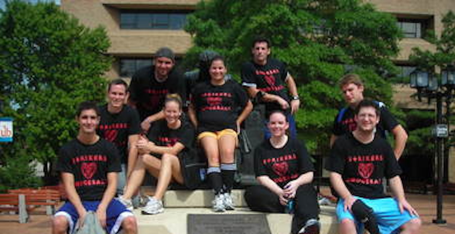 University Of Baltimore Intramural Dodgeball Champions T-Shirt Photo